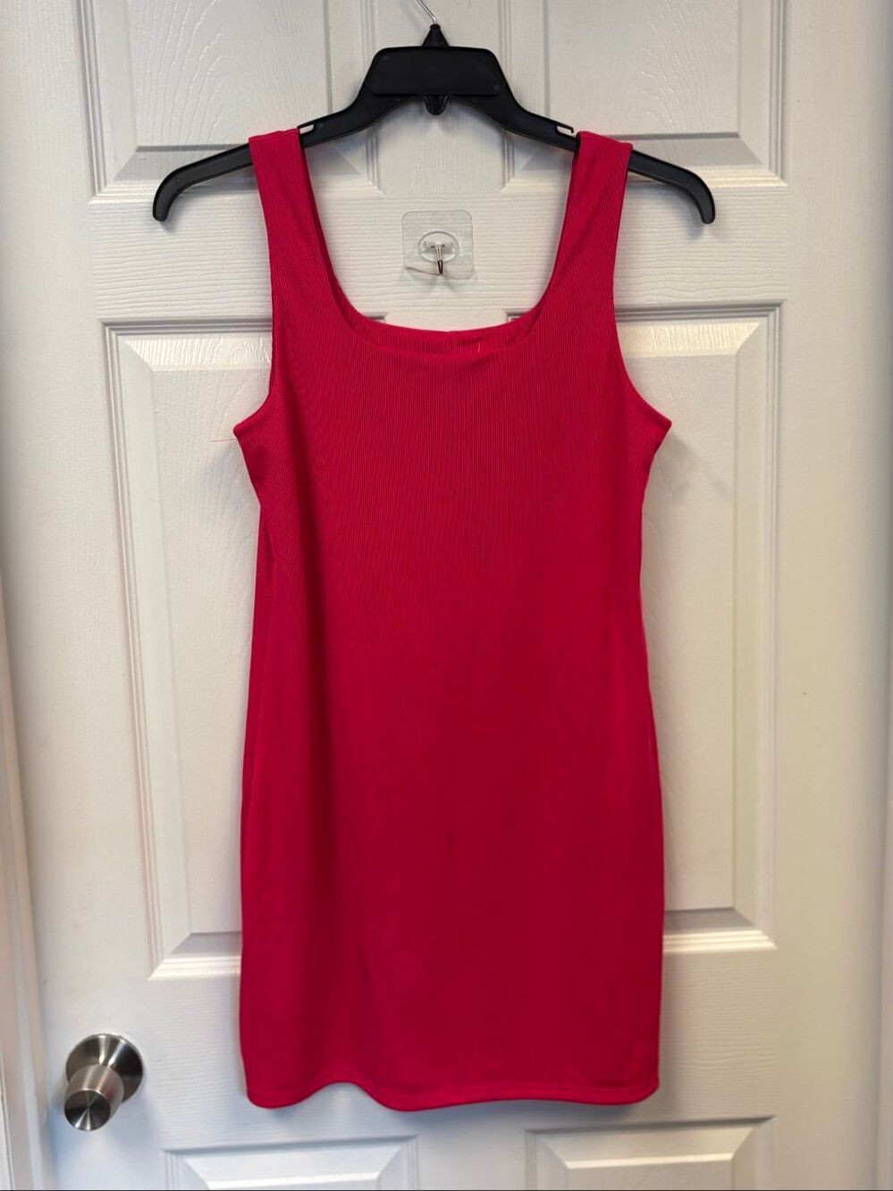 Hot Pink Tank Dress